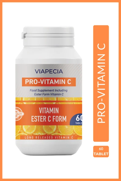 VİAPECİA Vıapecıa Pro-vitamin C Daha Yüksek Emilim, Uzun Süreli Salınım Ve Koruma 120 Tablet ürün görseli 1