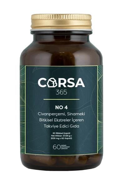 CORSA 365 365 No:4 Civanperçemi Sinameki Ve Bitkisel Ekstreler ürün görseli 1