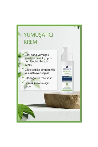 DERMAVİA Kuru Hassas & Atopik Ciltler Için Emolyent Krem 100 ml Kızarık Çatlak & Tahrişi Yatıştırır ürün görseli 1