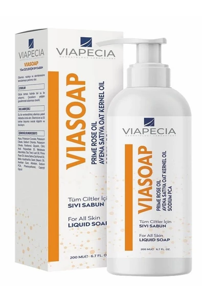 VİAPECİA Viasoap & Kaşıntılı Ve Kuru Ciltler Için Sıvı Sabun 200 Ml ürün görseli 1