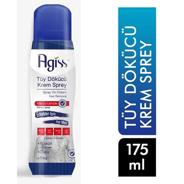 Agiss Erkek Tüy Dökücü Sprey 100 Ml ürün görseli 1