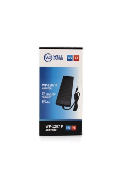 Wellpower 12v 7 Amp Adaptör Plastik Kasa - Resim 2