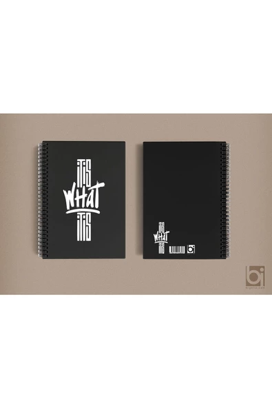 İtis What İtis A5 Çizgisiz Spiralli Defter Bigelio ürün görseli 1
