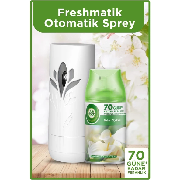 Air Wick Air Wick Freshmatik Makine + 250ML Bahar Çiçekleri Sprey + Pil ürün görseli 1
