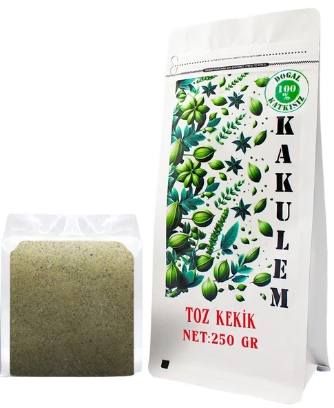 KAKULEM SERTİFİKALI Doğal Kurutulmuş Zahter Toz Dağ Kekik 250 GR ürün görseli 1