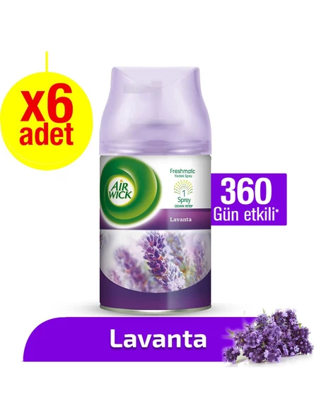 Air Wick Air Wick Freshmatic Yedek Lavanta 6'lı ürün görseli 1