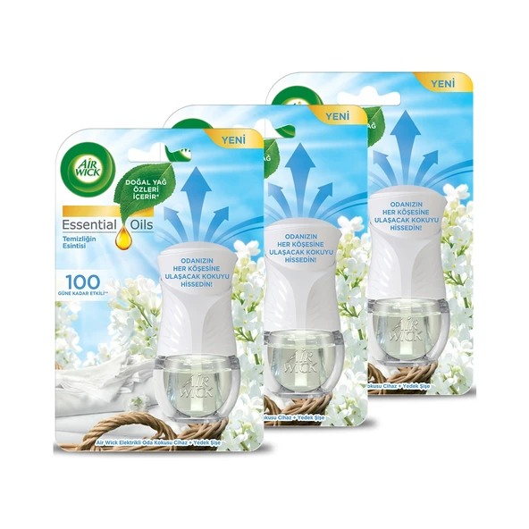 Air Wick Air Wick Elektrikli Oda Kokusu Kit (Cihaz+Yedek Temizliğin Esintisi) x 3 Adet ürün görseli 1