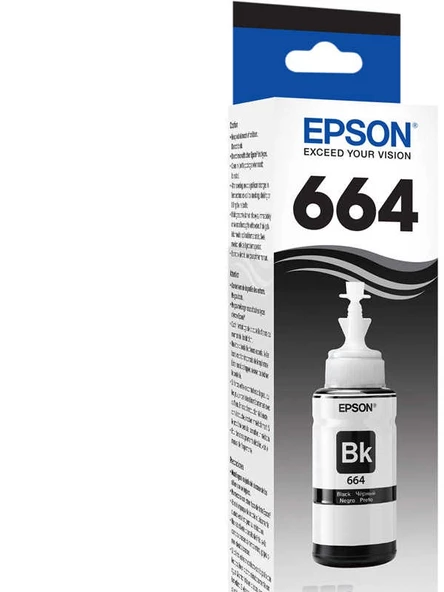 Epson C13t66414a Mürekkep Kartuş 6.500 Sayfa Siyah 70ml ürün görseli 1