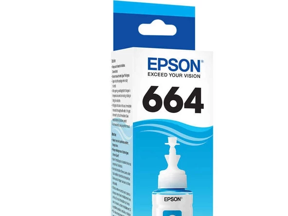 Epson C13t66424a Mürekkep Kartuş 6.500 Sayfa Mavi 70ml ürün görseli 1
