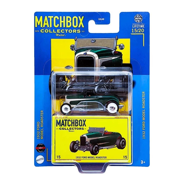 Matchbox Koleksiyon Araçlar GBJ48 - HLJ71 1932 FORD MODEL ROADSTER ürün görseli 1