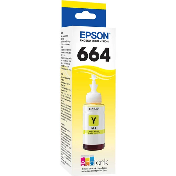 Epson C13T66444A Mürekkep Kartuş 6.500 Sayfa Sarı 70Ml ürün görseli 1