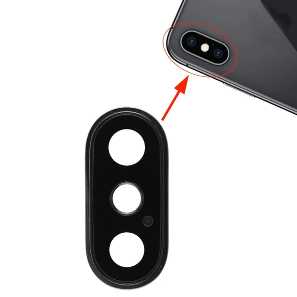 İphone X Arka Kamera Camı Çitalı Full ürün görseli 1
