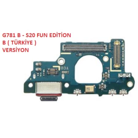 Samsung G781 S20 FE Usb Şarj Mikrofon Bordu Filmi Full ürün görseli 1