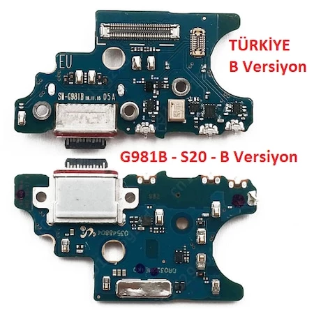 Samsung G981B S20 Usb  Şarj Mikrofon Bordu Filmi Full ürün görseli 1