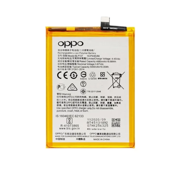 Oppo A9 2020 Pil Batarya Blp727 Tamir Seti ürün görseli 1