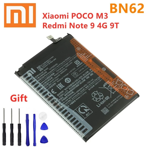 Xiaomi Poco M3 Pil Batarya Bn62 + Tamir Seti ürün görseli 1