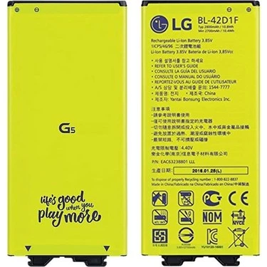 Lg G5 Batarya Pil Bl-42D1F ürün görseli 1