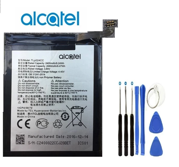 Alcatel-A3 Pil Batarya 2400Mah ve Tamir Seti ürün görseli 1