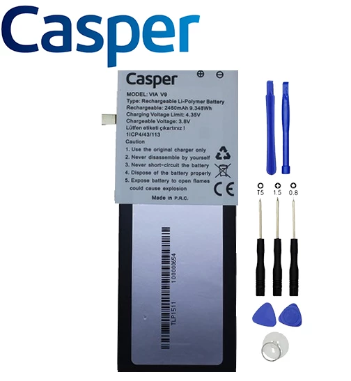 Casper Via V9 Pil Batarya ve Tamir Seti ürün görseli 1