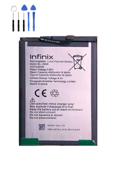 Infinix S5 Lite Batarya + Pil Tamir Seti ürün görseli 1