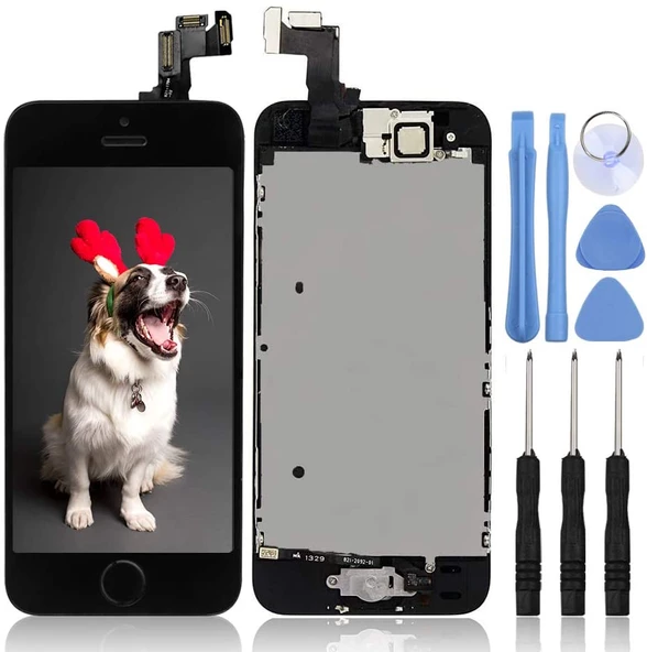 İphone 5C Ekran LCD Dokunmatik A Kalite Tamir Seti Hediyeli !! ürün görseli 1