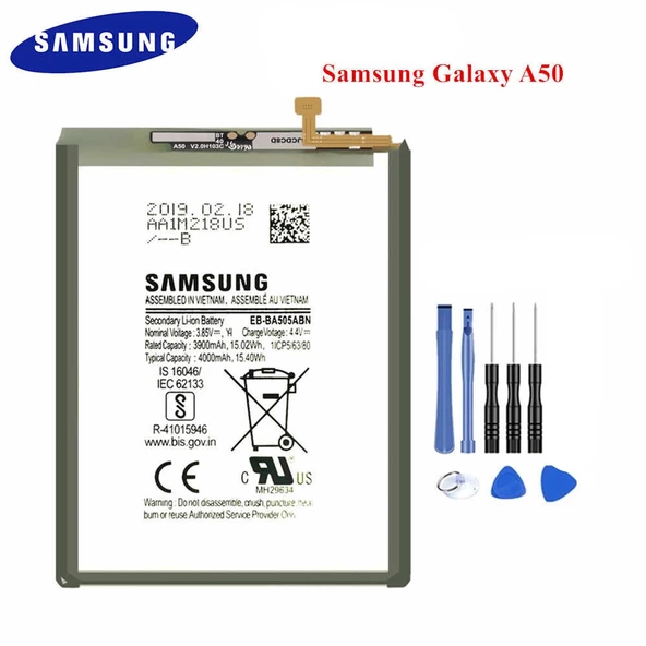 Samsung Galaxy A30 Batarya Pil + Tamir Seti Sm-A305F Eb-Ba505Abn ürün görseli 1