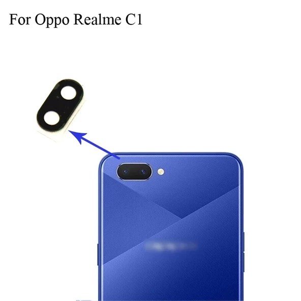 Realme 2 Arka Kamera Camı Lensi (Çıtasız Sadece Cam) ürün görseli 1