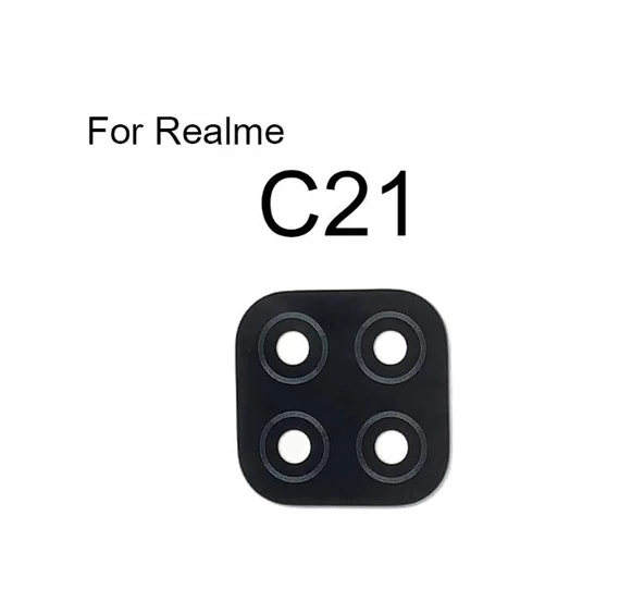 Realme C21 Arka Kamera Camı Lensi (Çıtasız Sadece Cam) ürün görseli 1