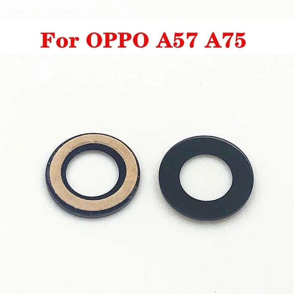 Oppo A75 Arka Kamera Camı Lensi (Çıtasız Sadece Cam) ürün görseli 1