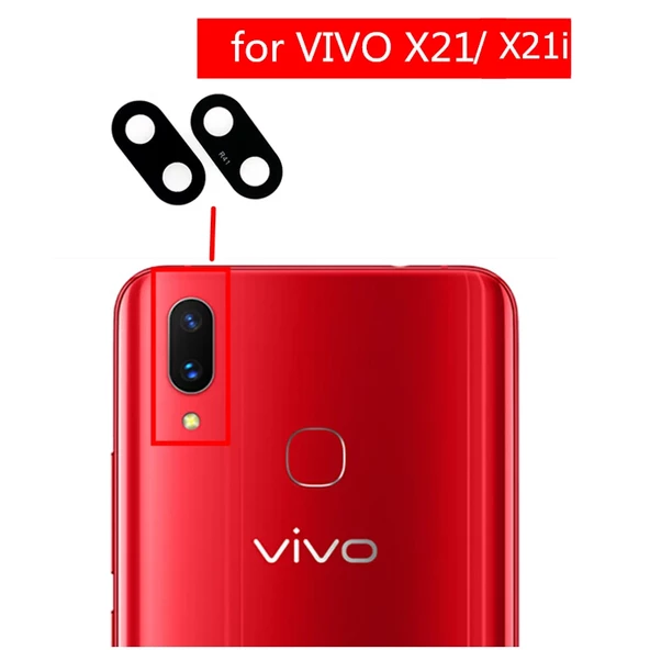 Vivo X21i Arka Kamera Camı Lensi (Çıtasız Sadece Cam) ürün görseli 1