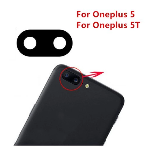 Oneplus 5T Arka Kamera Camı Lensi (Çıtasız Sadece Cam) ürün görseli 1