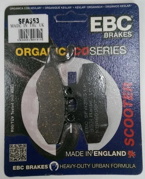 Ebc Sfa353 2005-2008 Piaggio X8 250 Premium Uyumlu Ön Fren Balatası Organik Balata ürün görseli 1