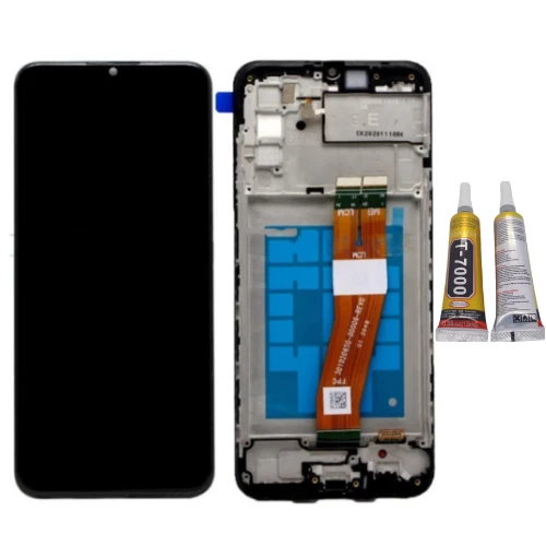 TE Samsung A02S A025F Uyumlu A Kalite Lcd Ekran + B7000 ürün görseli 1