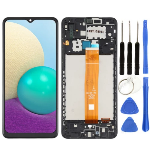 TE Samsung A02 A022F Uyumlu Oled Çıtalı Lcd Ekran + Tamir ürün görseli 1
