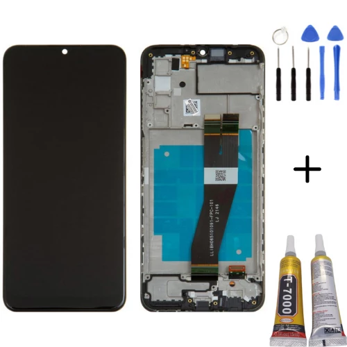 TE Samsung A03S A037F Uyumlu Çıtalı Lcd Ekran + Montaj Kiti ürün görseli 1