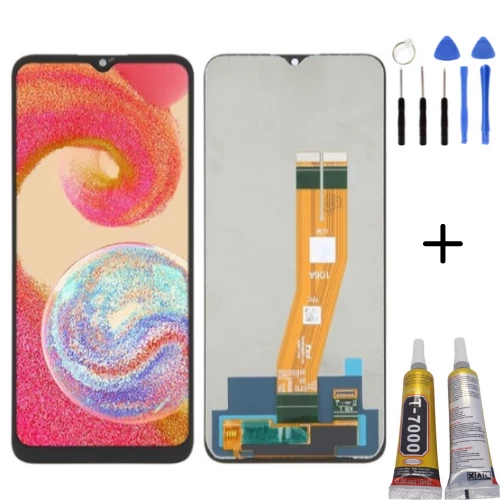 TE Samsung A04E A042F Uyumlu OLED Lcd Ekran + Montaj Kiti ürün görseli 1