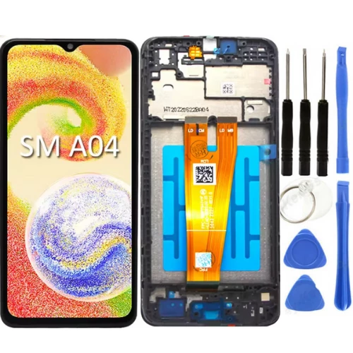 TE Samsung A04 A045F Uyumlu Çıtalı Lcd Ekran Servis + Tamir Seti ürün görseli 1