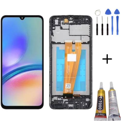 TE Samsung A05 A055F Uyumlu OLED Çıtalı Lcd Ekran + Montaj Kiti ürün görseli 1