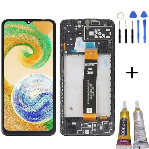 TE Samsung A04S A047F Uyumlu OLED Çıtalı Lcd Ekran + Montaj Kiti ürün görseli 1