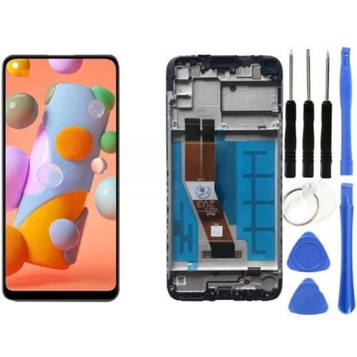 TE Samsung A11 A115F Uyumlu Çıtalı Lcd Ekran Servis + Tamir Seti ürün görseli 1