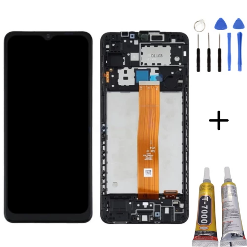 TE Samsung A12S A127F Uyumlu Çıtalı Lcd Ekran + Montaj Kiti ürün görseli 1