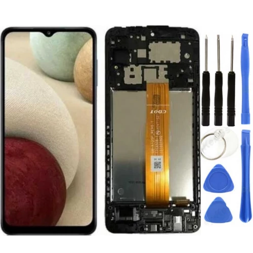 TE Samsung A12 A125F Uyumlu Çıtalı Lcd Ekran Servis + Tamir Seti ürün görseli 1