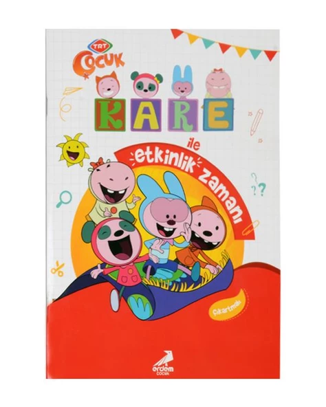 Kare İle Etkinlik Zamanı Erdem Yayınları ürün görseli 1