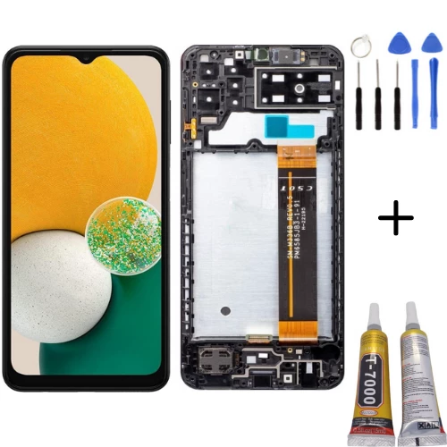 TE Samsung A13S A137F Uyumlu Çıtalı Lcd Ekran Servis + Montaj Kiti ürün görseli 1