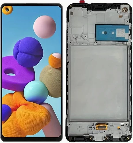 TE Samsung A21S A217F Uyumlu OLED Çıtalı Lcd Ekran Dokunmatik ürün görseli 1