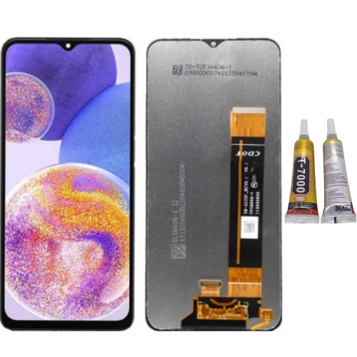 TE Samsung A23 A235F Uyumlu OLED Lcd Ekran + B7000 ürün görseli 1