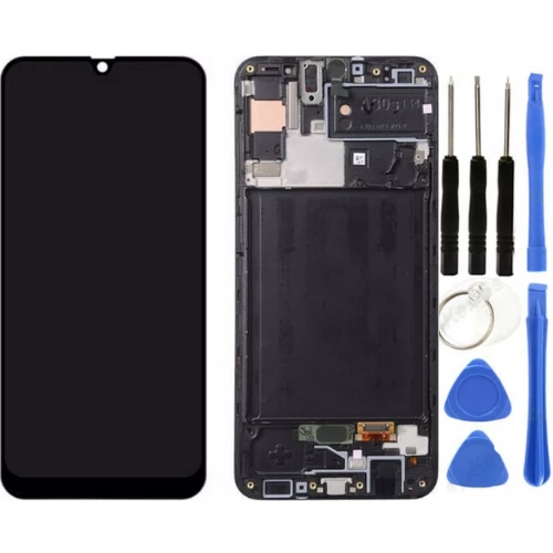 TE Samsung A30S A307F Uyumlu Çıtalı Lcd Ekran + Tamir Seti ürün görseli 1