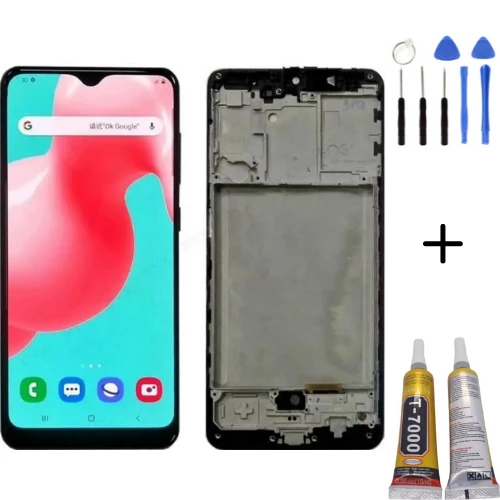 TE Samsung A31 A315F Uyumlu Çıtalı Lcd Ekran Servis + Montaj Kiti ürün görseli 1