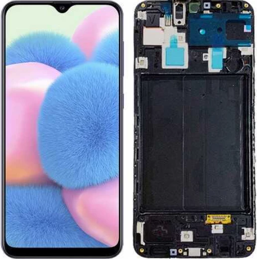 TE Samsung A30S A307F Uyumlu Çıtalı Lcd Ekran Dokunmatik Servis ürün görseli 1