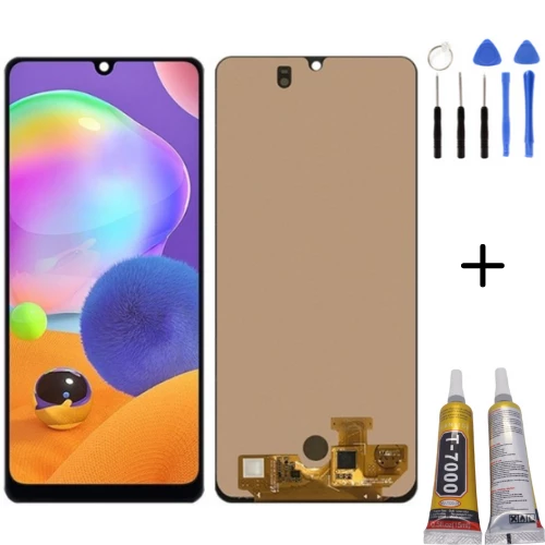 TE Samsung A31 A315F Uyumlu OLED Lcd Ekran +Montaj Kiti ürün görseli 1